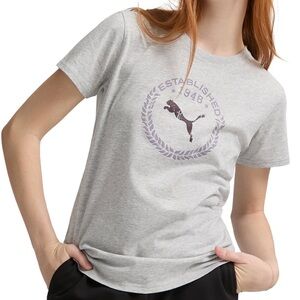 Puma Women's Vintage Sport Graphic Cotton T-Shirt